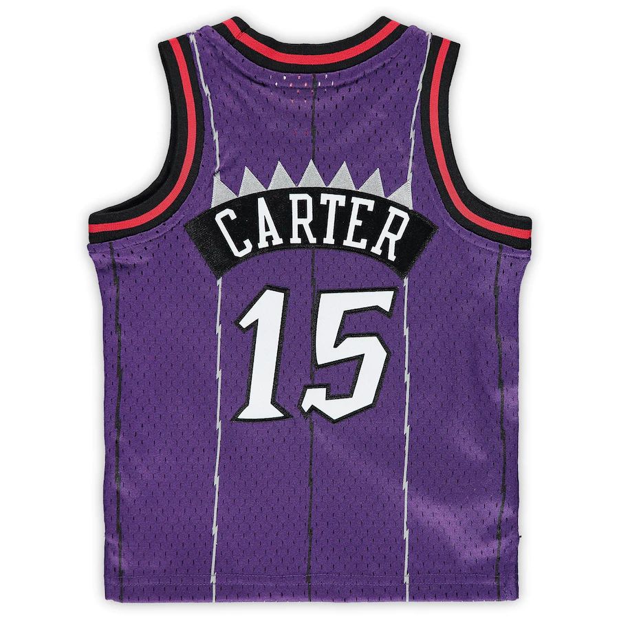 Custom #15 Purple 1998 TOR Basketball Shirt Top