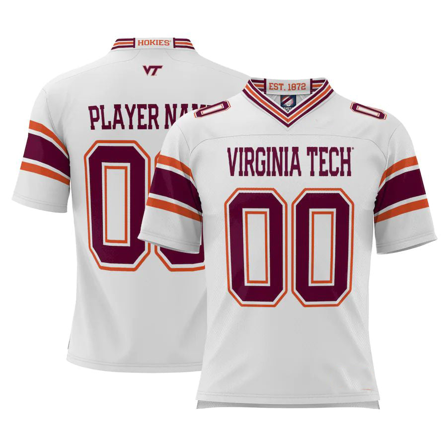 Custom White Football Shirt Top