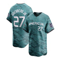 Custom #27 Teal 2023 Baseball Shirt Top