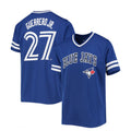 Custom #27 Blue TOR Baseball Shirt Top