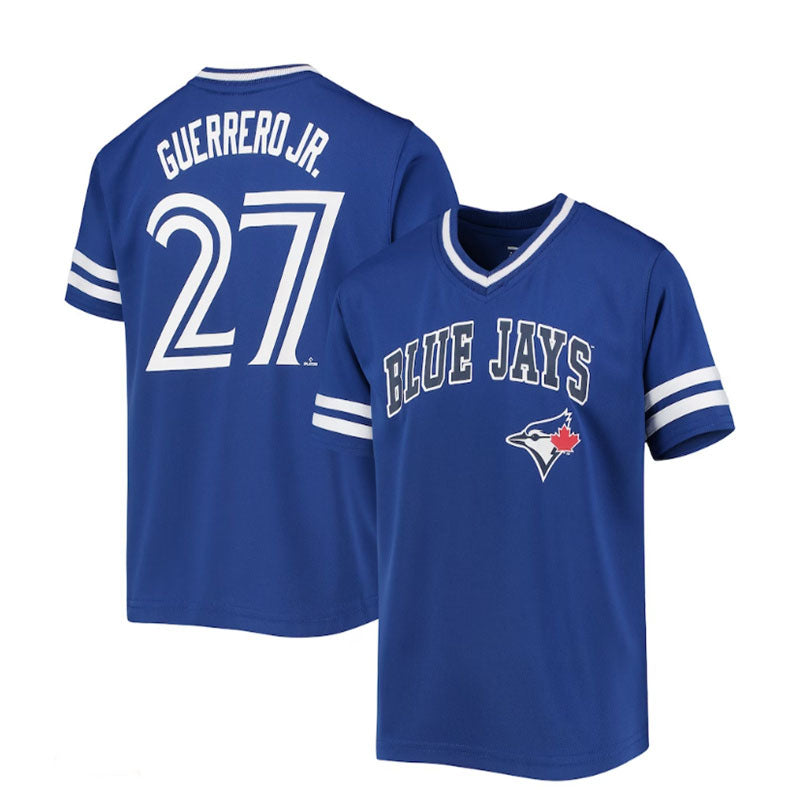 Custom #27 Blue TOR Baseball Shirt Top