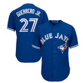 Custom #27 Blue TOR Baseball Shirt Top