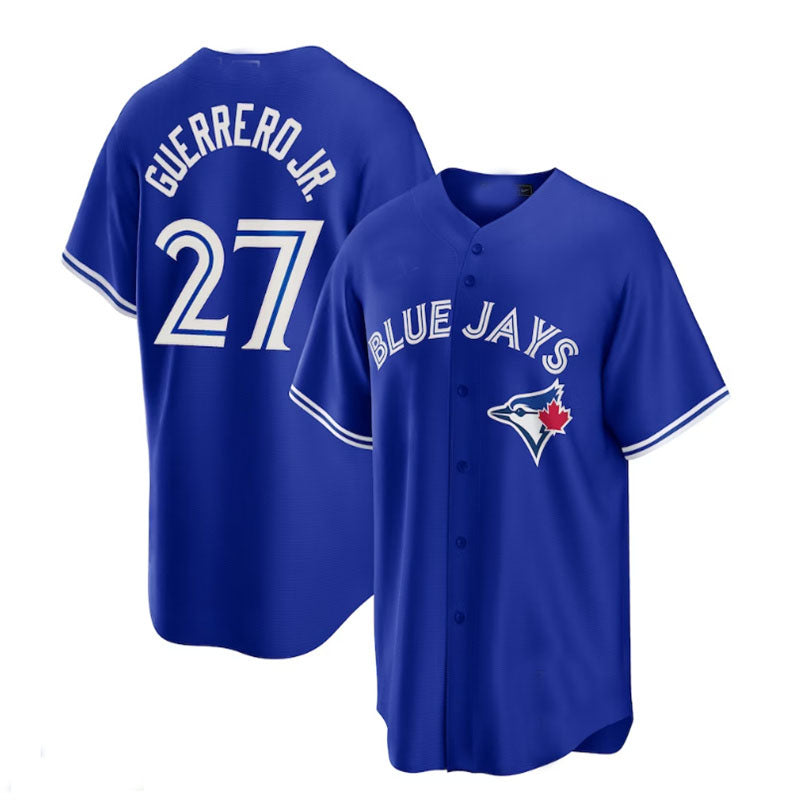 Custom #27 Blue TOR Baseball Shirt Top