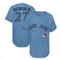 Custom #27 Powder Blue TOR Baseball Shirt Top