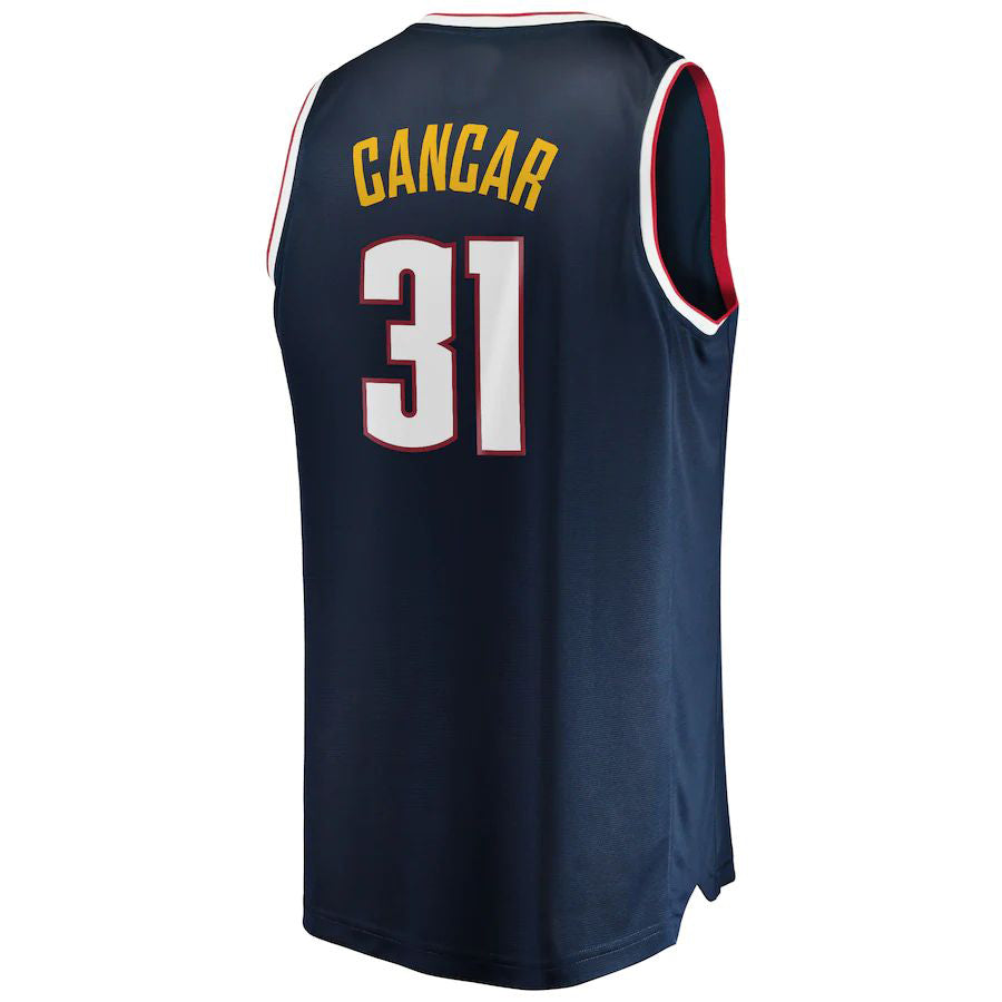 Custom #31 Navy DEN Basketball Shirt Top