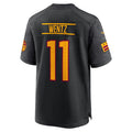 Custom #11 Black WAS Football Shirt Top