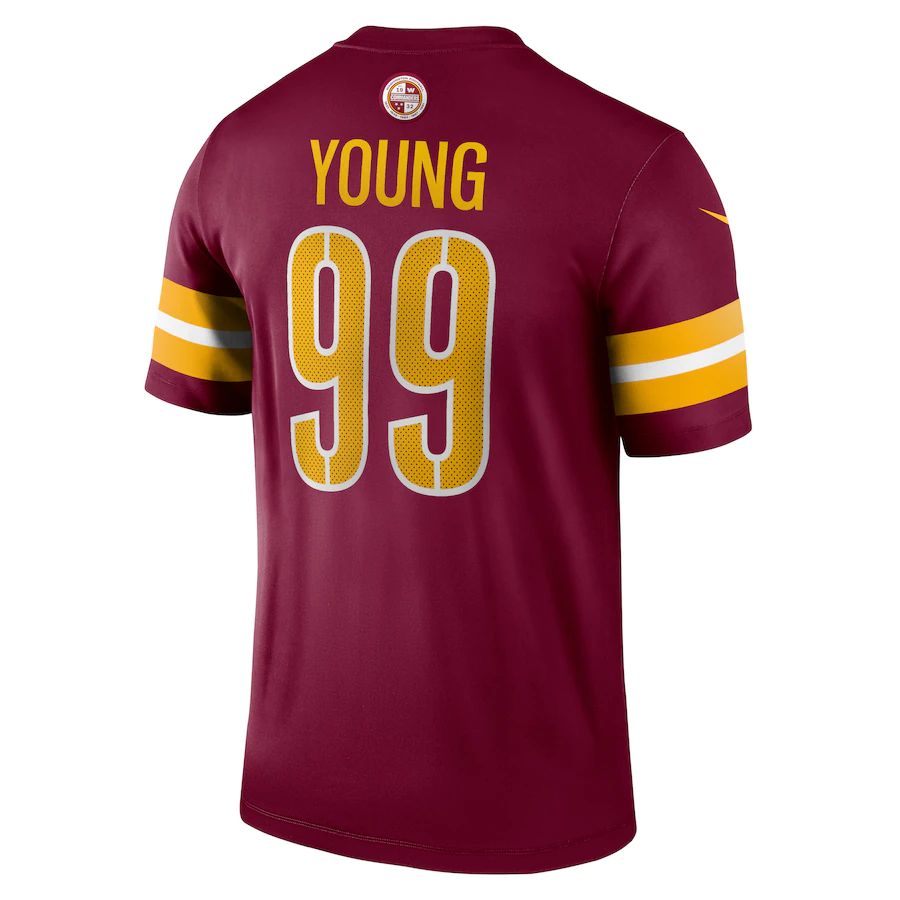 Custom #99 Burgundy WAS Football Shirt Top