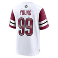 Custom #99 White WAS Football Shirt Top