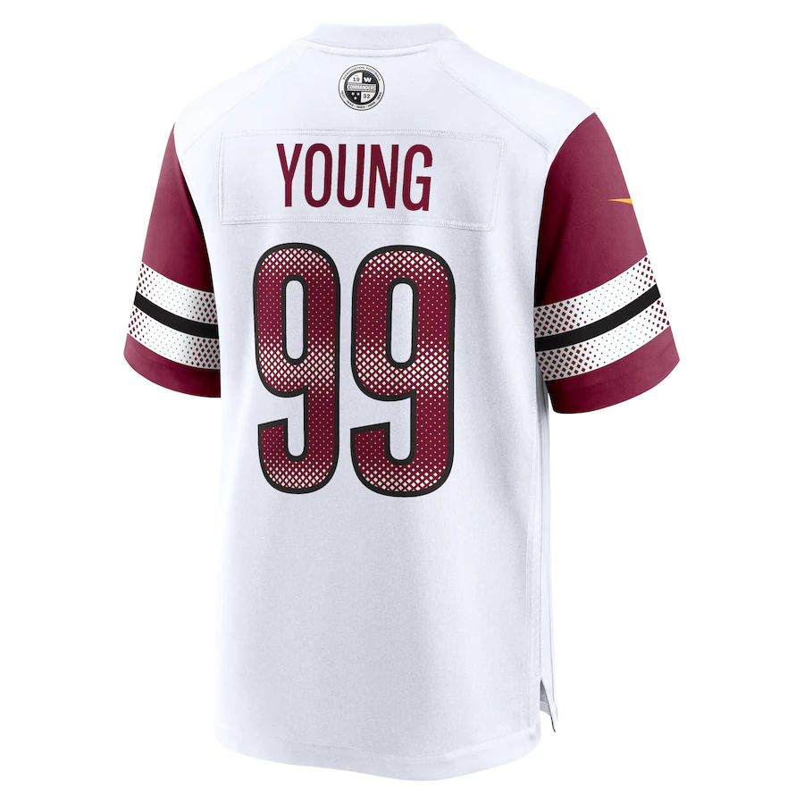 Custom #99 White WAS Football Shirt Top