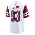 Custom #93 White WAS Football Shirt Top