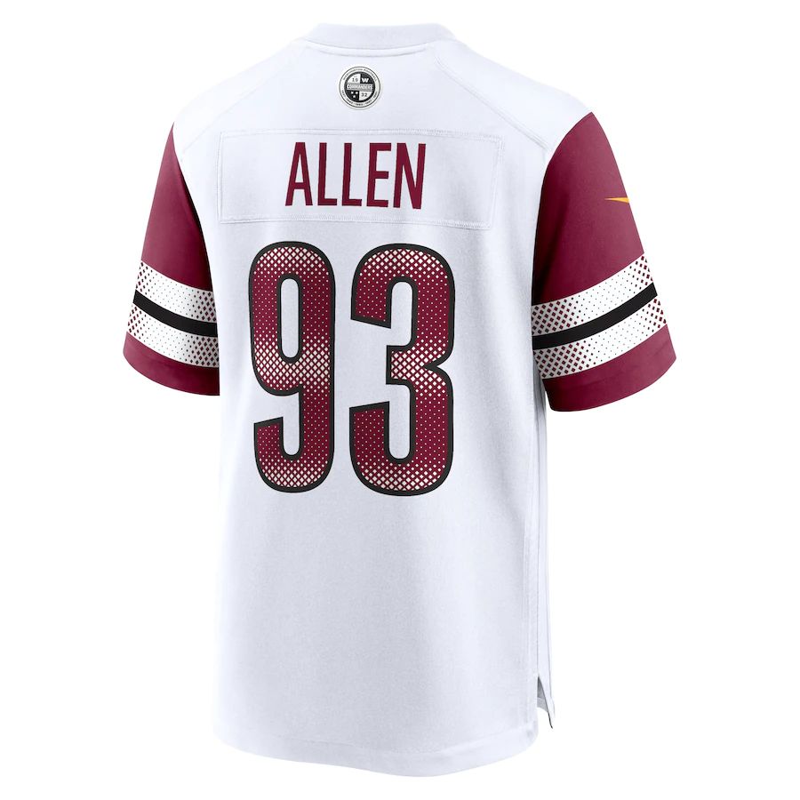 Custom #93 White WAS Football Shirt Top