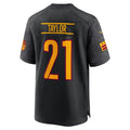 Custom #21 Black WAS Football Shirt Top