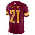 Custom #21 Burgundy 2022 WAS Football Shirt Top