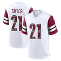 Custom #21 White WAS Football Shirt Top
