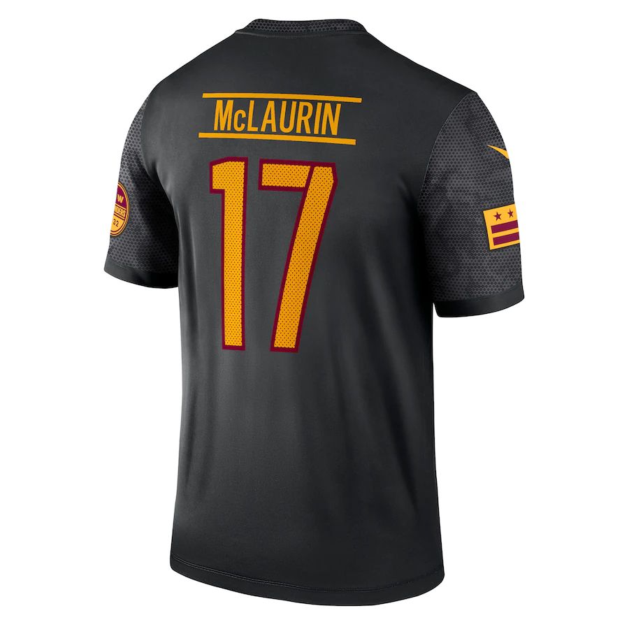 Custom #17 Black WAS Football Shirt Top