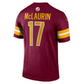 Custom #17 Burgundy WAS Football Shirt Top