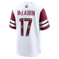 Custom #17 White WAS Football Shirt Top