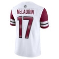 Custom #17 White WAS Football Shirt Top