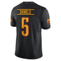 Custom #5 Black WAS Football Shirt Top
