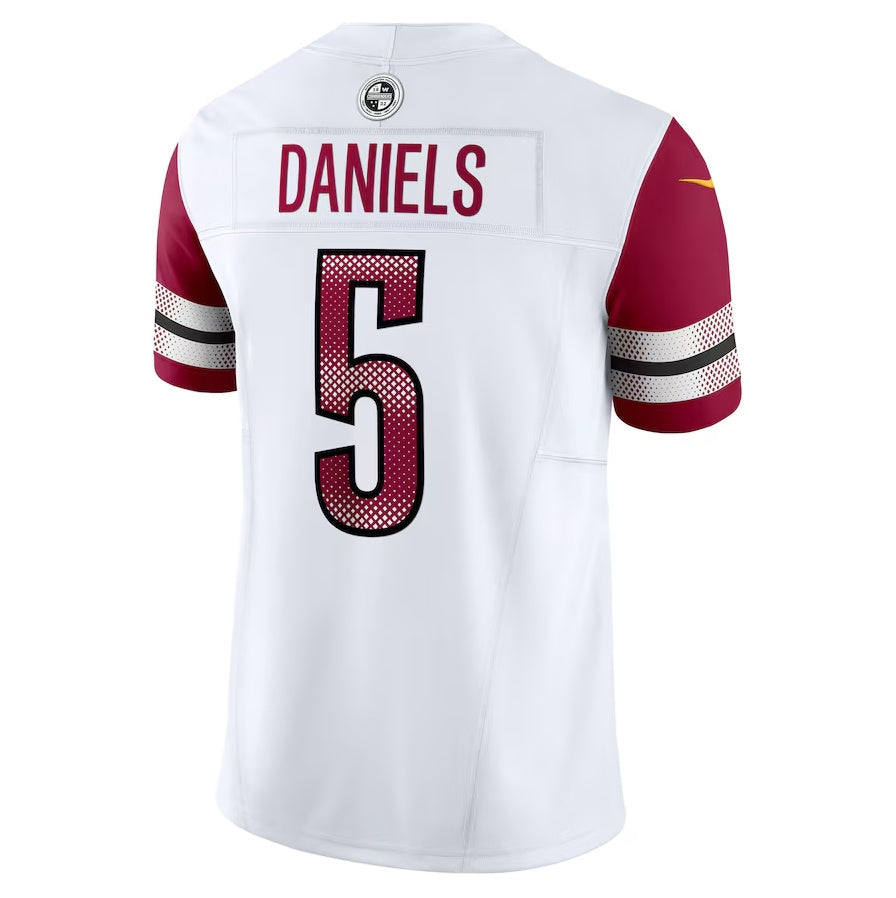 Custom #5 White WAS Football Shirt Top