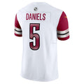 Custom #5 White WAS Football Shirt Top