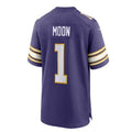 Custom #1 Purple MIN Football Shirt Top