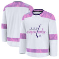Custom White 2024 WSH Hockey Shirt Top
