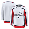 Custom White WSH Hockey Shirt Top