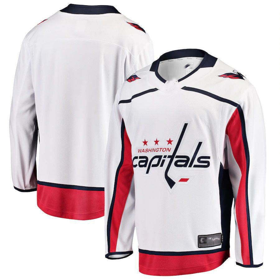 Custom White WSH Hockey Shirt Top