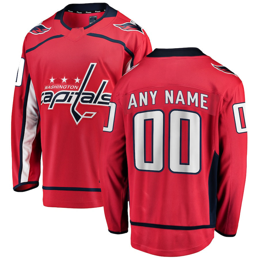 Custom Red WSH Hockey Shirt Top