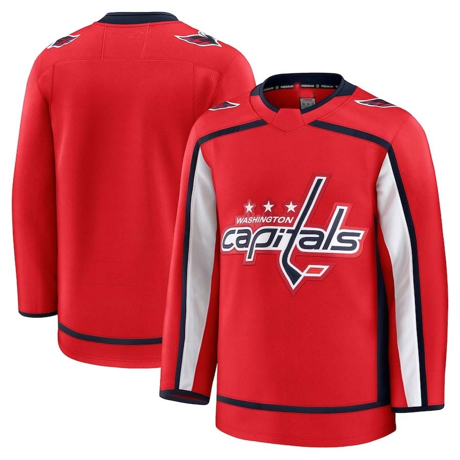 Custom Red WSH Hockey Shirt Top