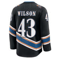 Custom #43 Black WSH Hockey Shirt Top