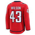 Custom #43 Red WSH Hockey Shirt Top