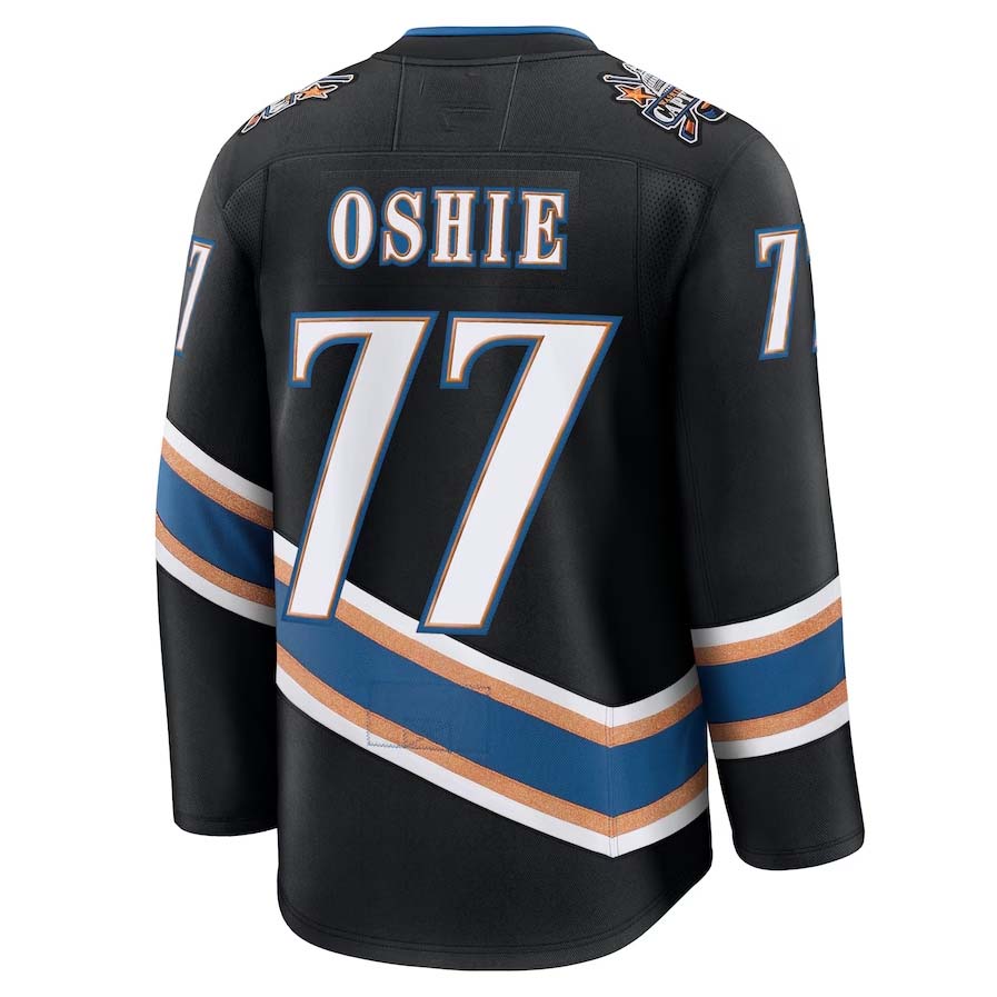 Custom #77 Black WSH Hockey Shirt Top