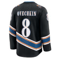 Custom #8 Black WSH Hockey Shirt Top