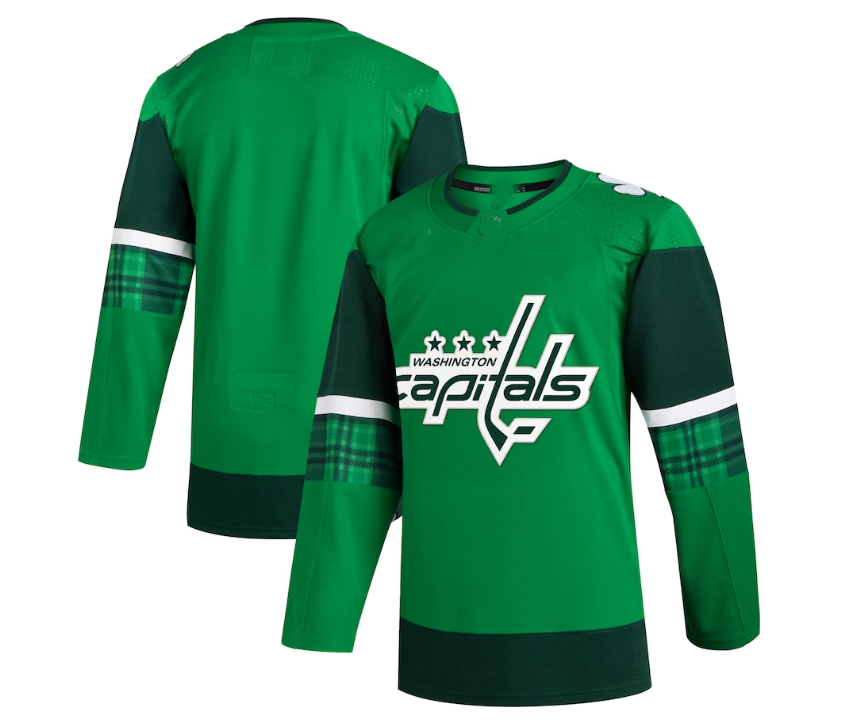 Custom Green 2023 WSH Hockey Shirt Top