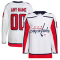 Custom White WSH Hockey Shirt Top