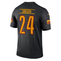 Custom #24 Black WAS Football Shirt Top