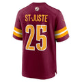 Custom #25 Burgundy WAS Football Shirt Top