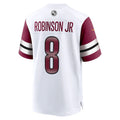 Custom #8 White WAS Football Shirt Top