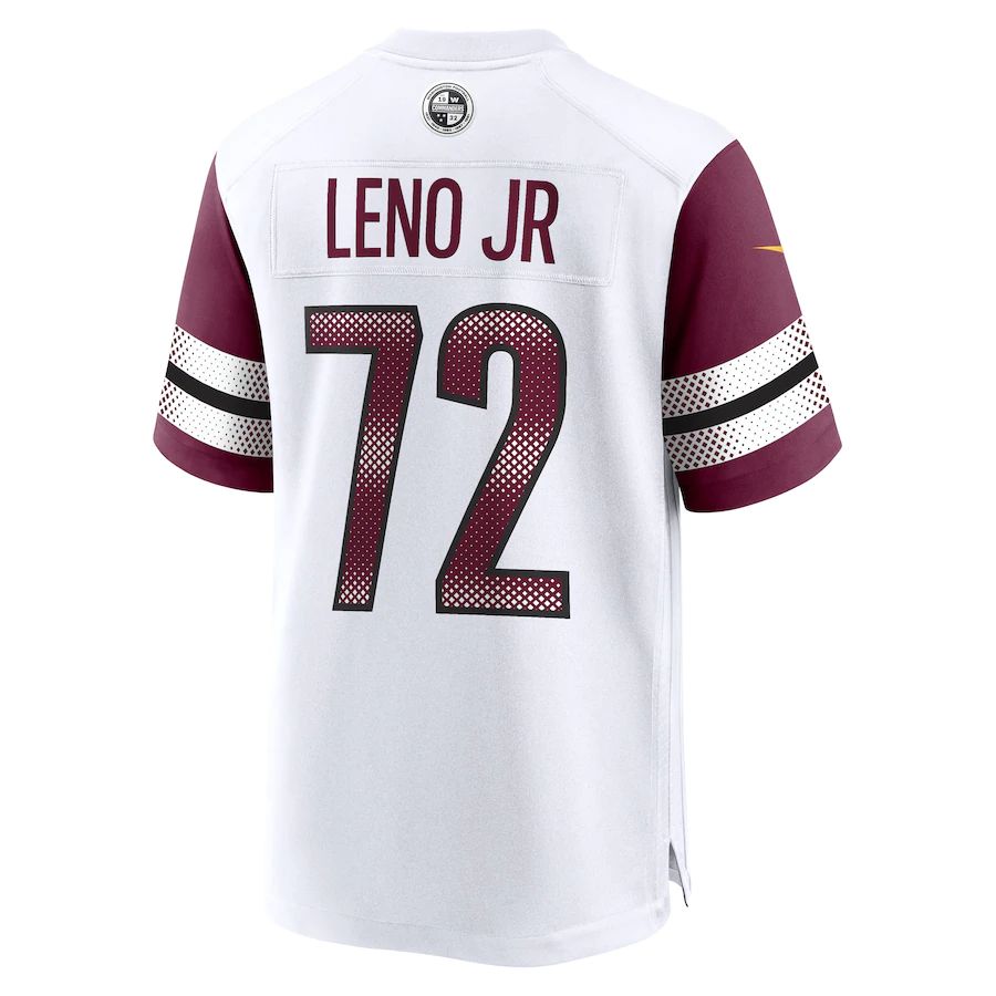 Custom #72 White WAS Football Shirt Top
