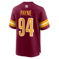 Custom #94 Burgundy WAS Football Shirt Top