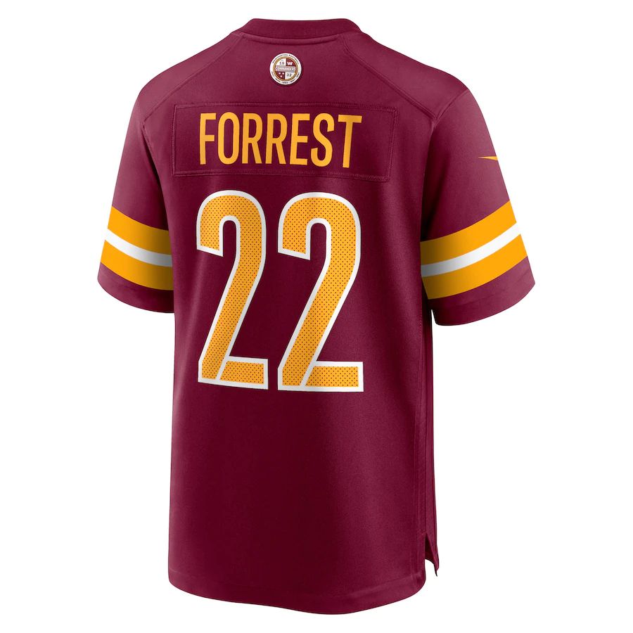 Custom #22 Burgundy WAS Football Shirt Top