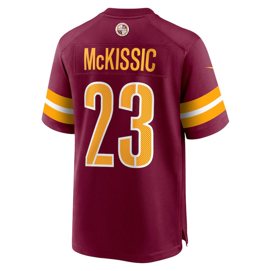Custom #23 Burgundy WAS Football Shirt Top