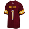 Custom #1 Burgundy WAS Football Shirt Top
