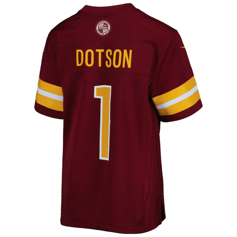 Custom #1 Burgundy WAS Football Shirt Top