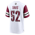Custom #52 White WAS Football Shirt Top