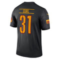 Custom #31 Black WAS Football Shirt Top