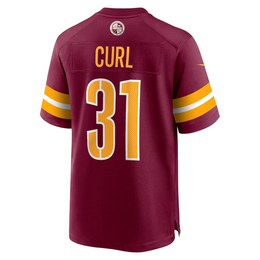 Custom #31 Burgundy WAS Football Shirt Top