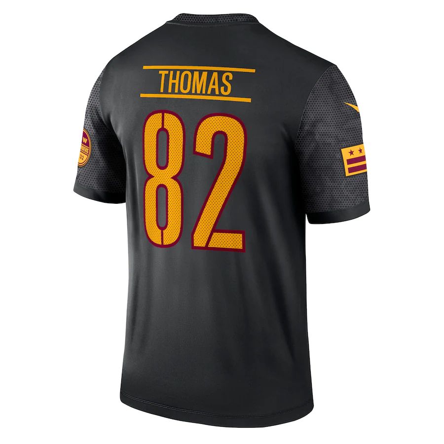 Custom #82 Black WAS Football Shirt Top